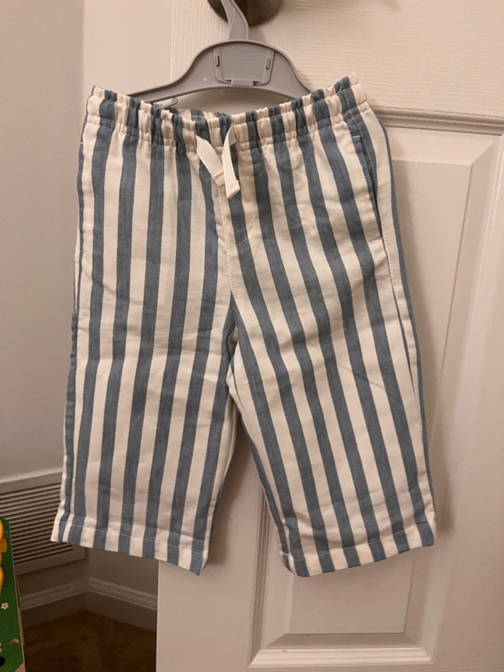 Cat & Jack Blue and White Striped Pants